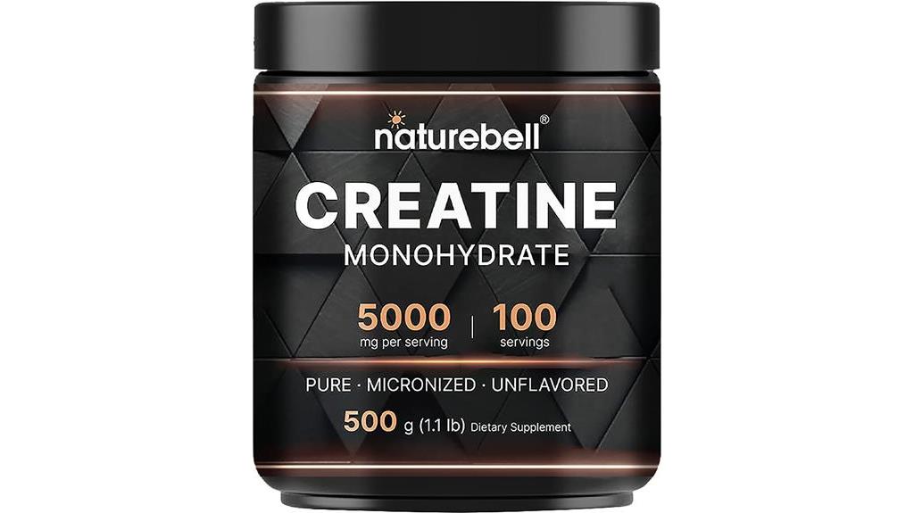 500g creatine monohydrate powder