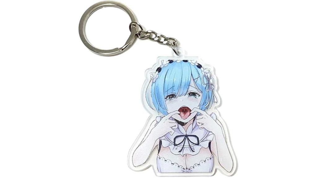 anime ahegao keychain re zero