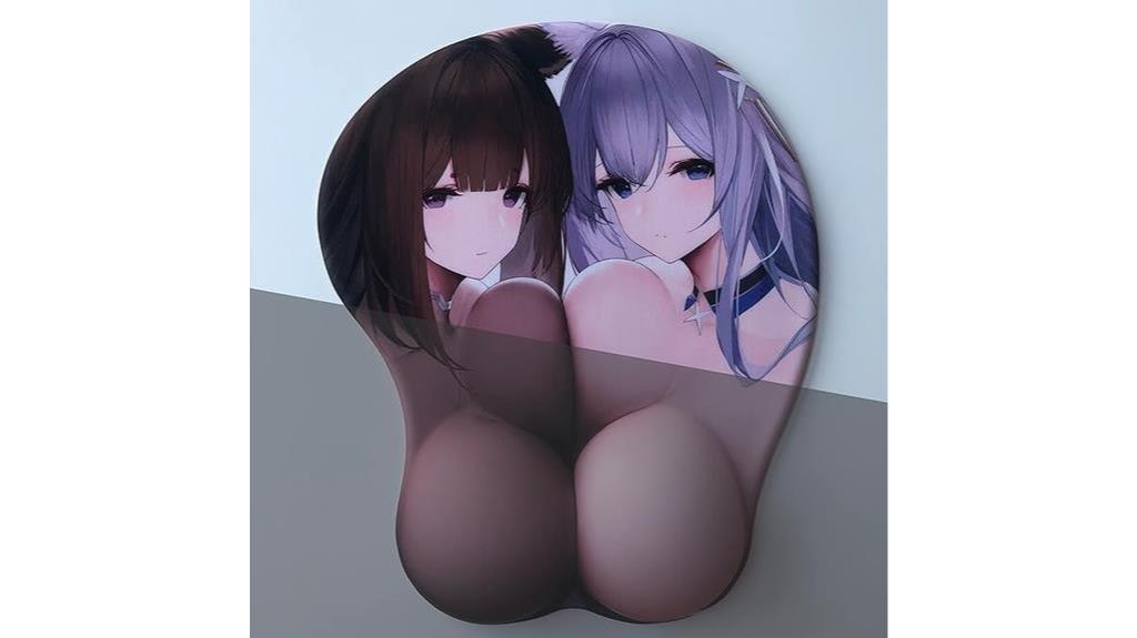 anime themed 3d mousepad