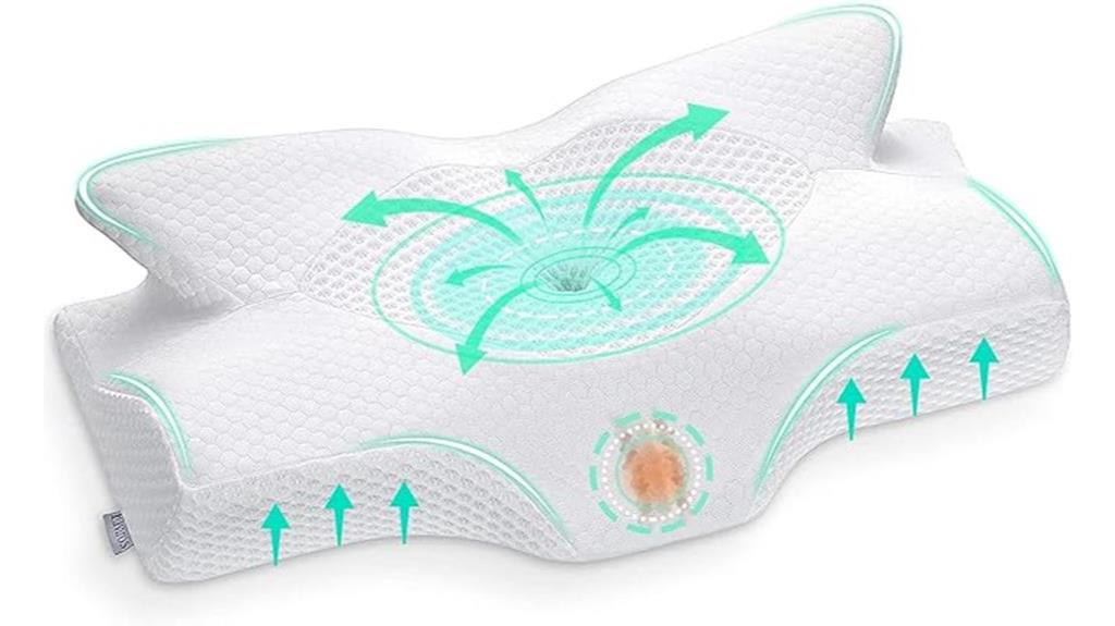 ergonomic pillow for pain