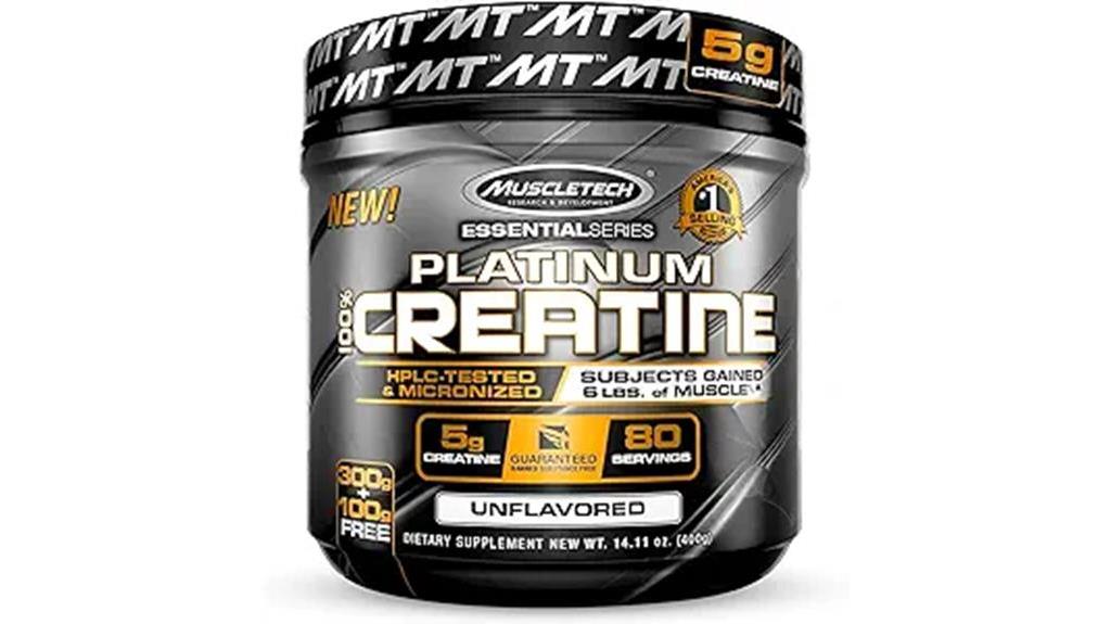 high quality pure creatine powder