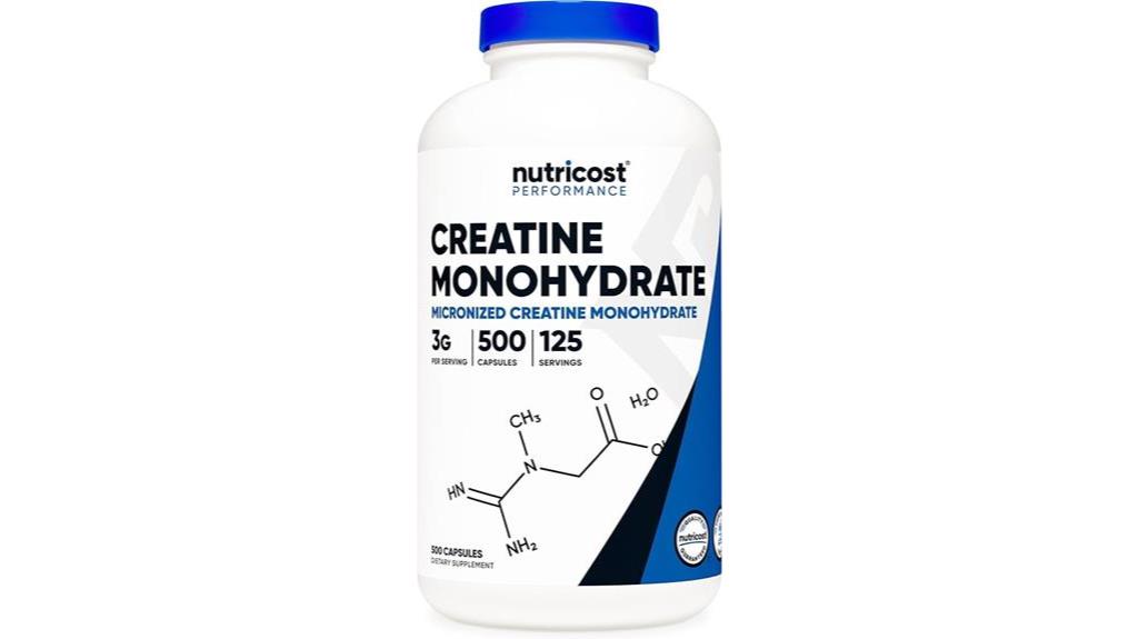 micronized creatine monohydrate capsules