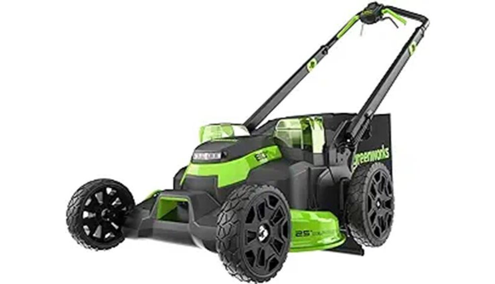 powerful electric lawn mower