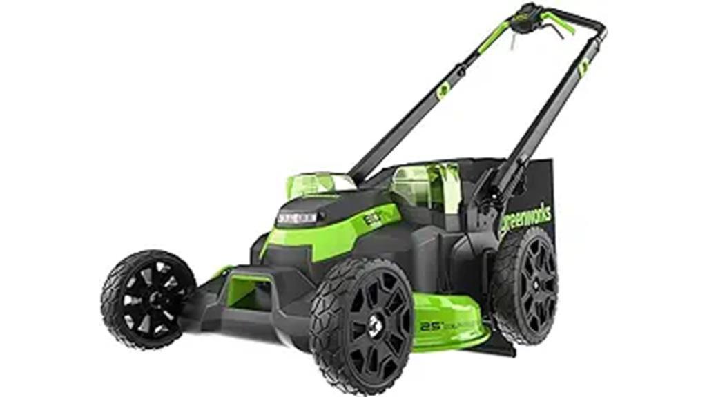 powerful electric lawn mower