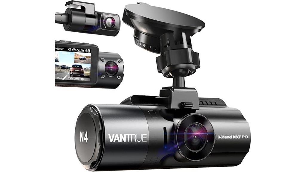 triple camera car recorder