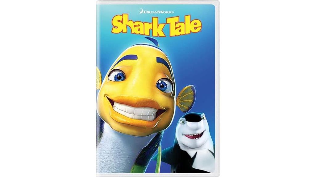 animated shark themed film dvd