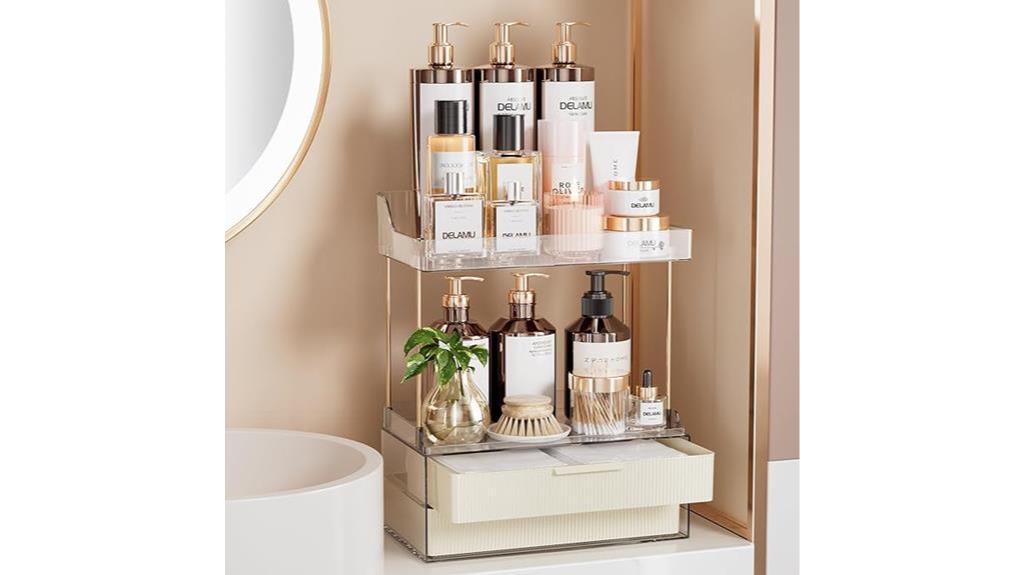 bathroom organizer for countertops