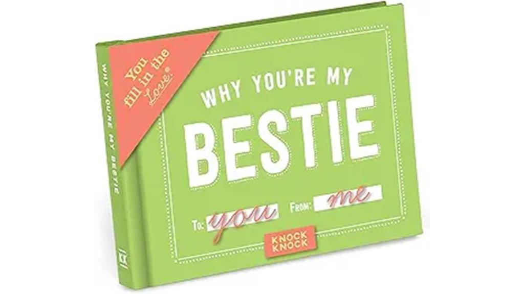 best friend memories journal