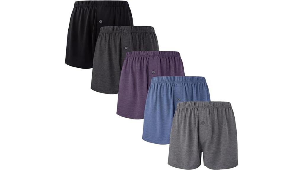 breathable bamboo boxer shorts