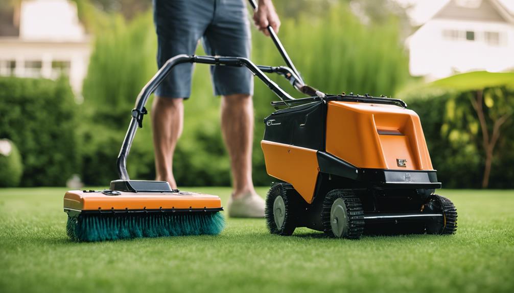 choosing a lawn sweeper