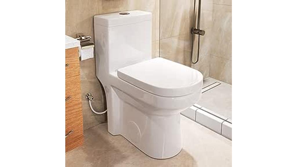 compact and efficient toilet