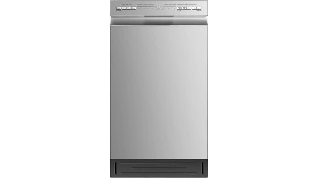 compact dishwasher with 8 settings