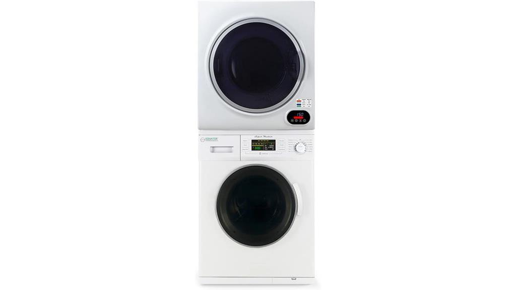 compact laundry appliance set