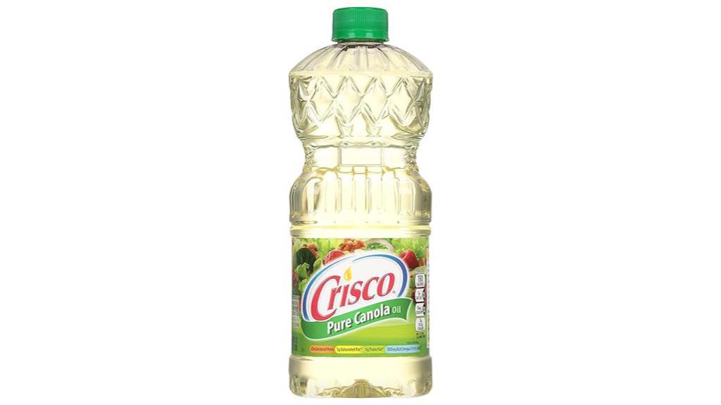 crisco canola oil container