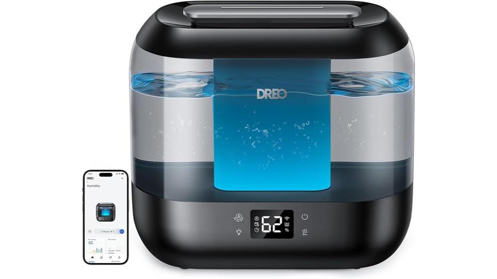 dreo bedroom smart humidifier