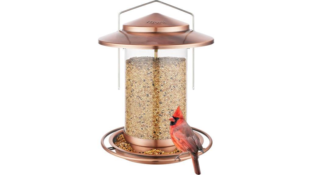 durable metal bird feeder