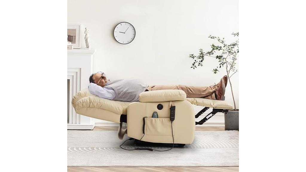 elderly recliner with massage