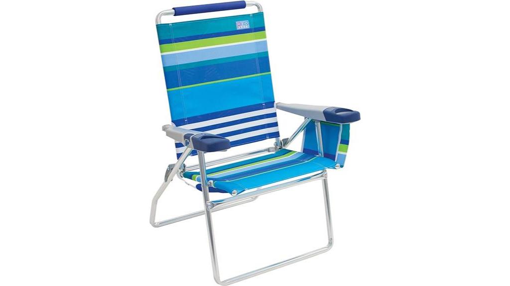 extended height folding chair