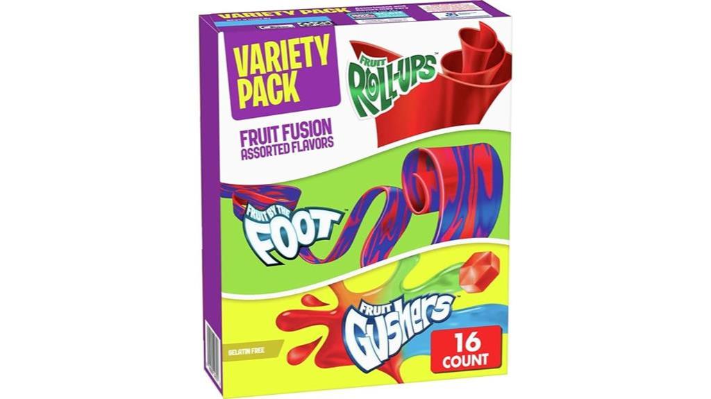 fruit snacks variety pack