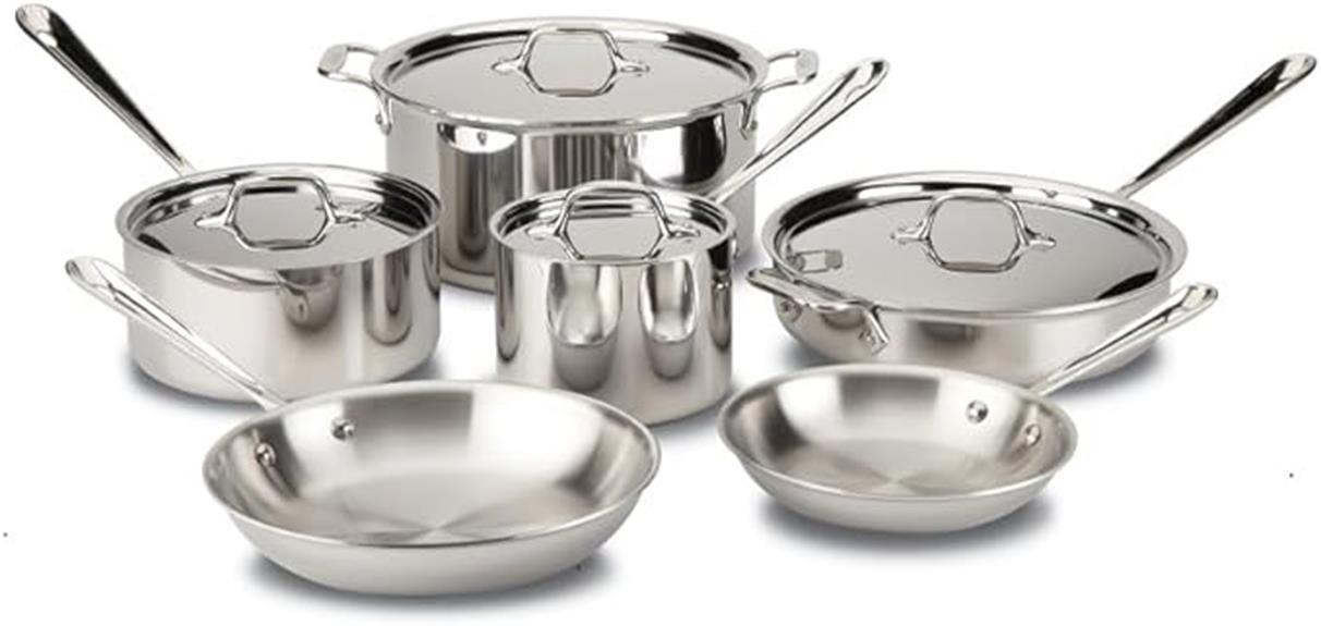 high quality stainless steel cookware