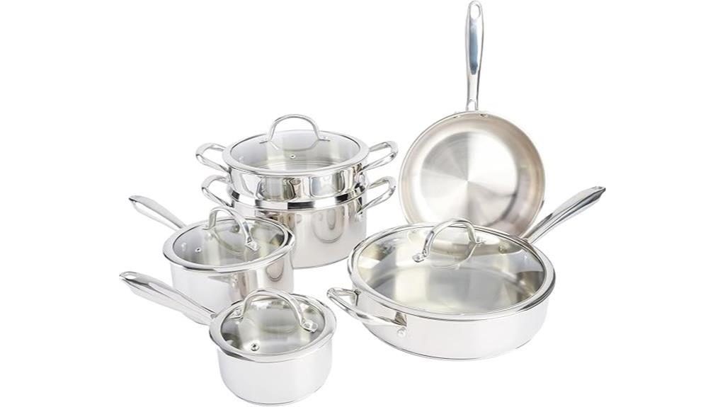 high quality stainless steel cookware