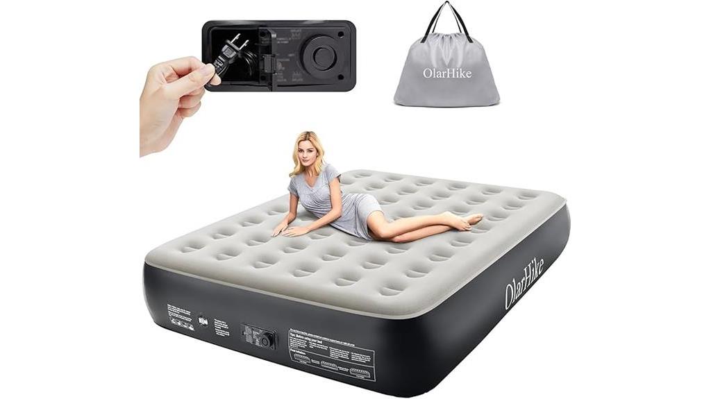 inflatable air mattress with pump