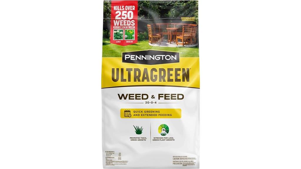 lawn fertilizer with herbicide