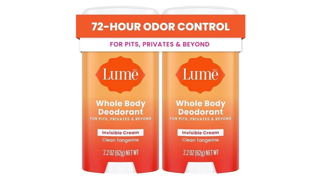 long lasting invisible deodorant stick