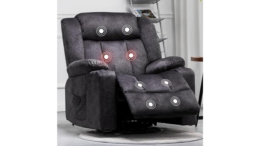 massage recliner chair features