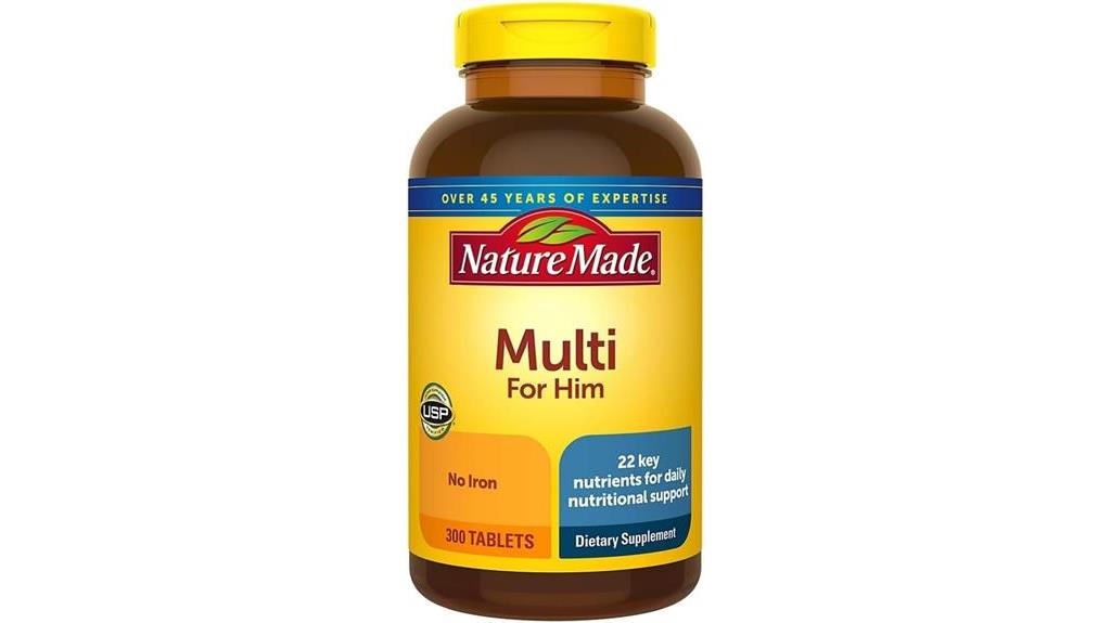 men s multivitamin without iron