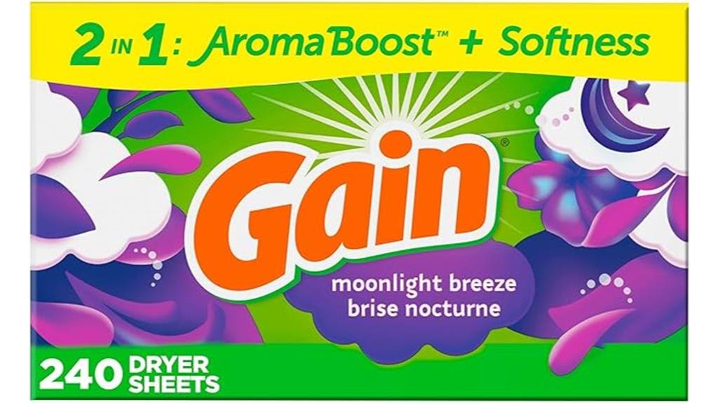 moonlight breeze dryer sheets