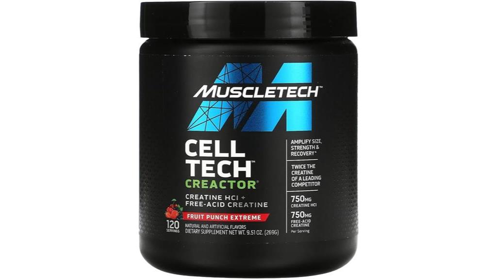 muscle building creatine hcl formula