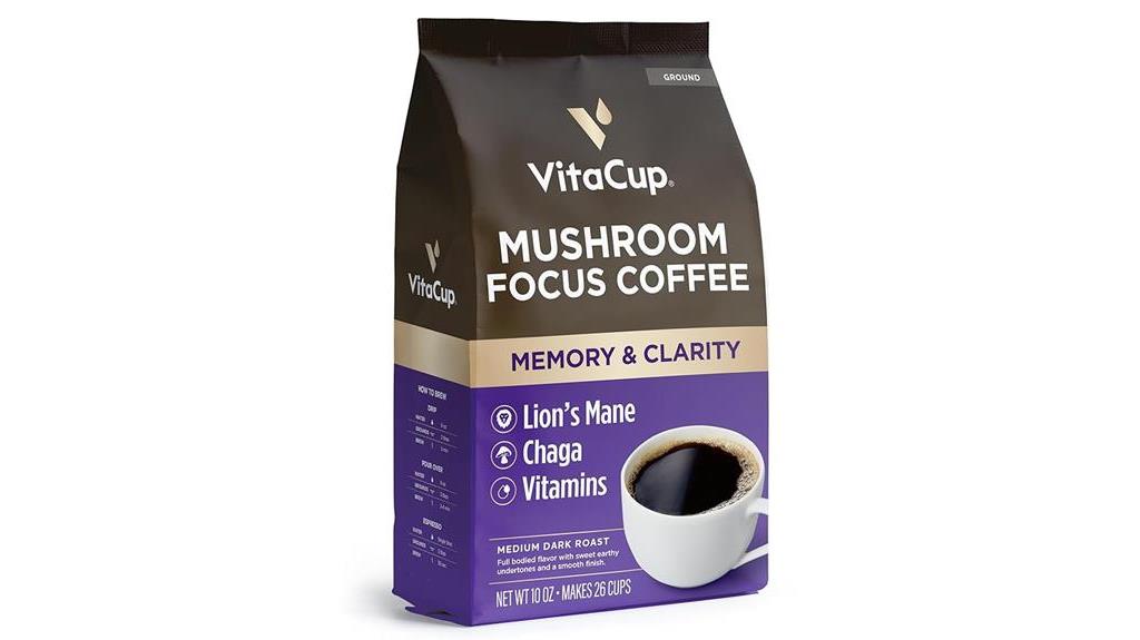 mushroom infused coffee for focus