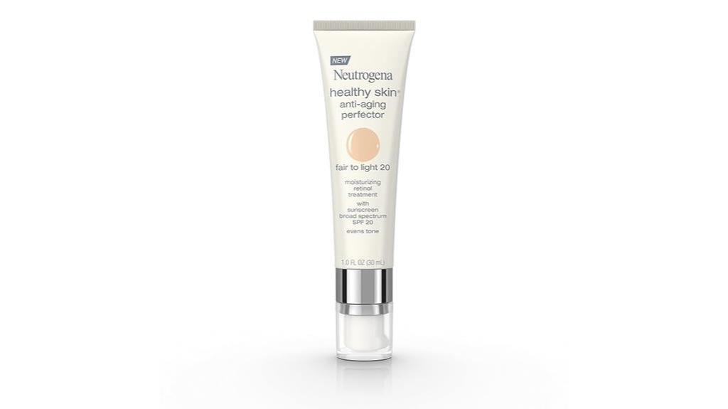 neutrogena retinol treatment and tinted moisturizer