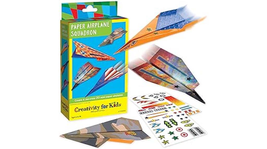 paper airplane craft kit