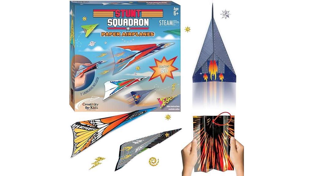 paper airplane stunt kit