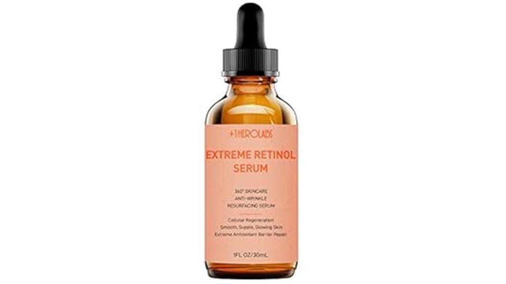 potent retinol serum formula