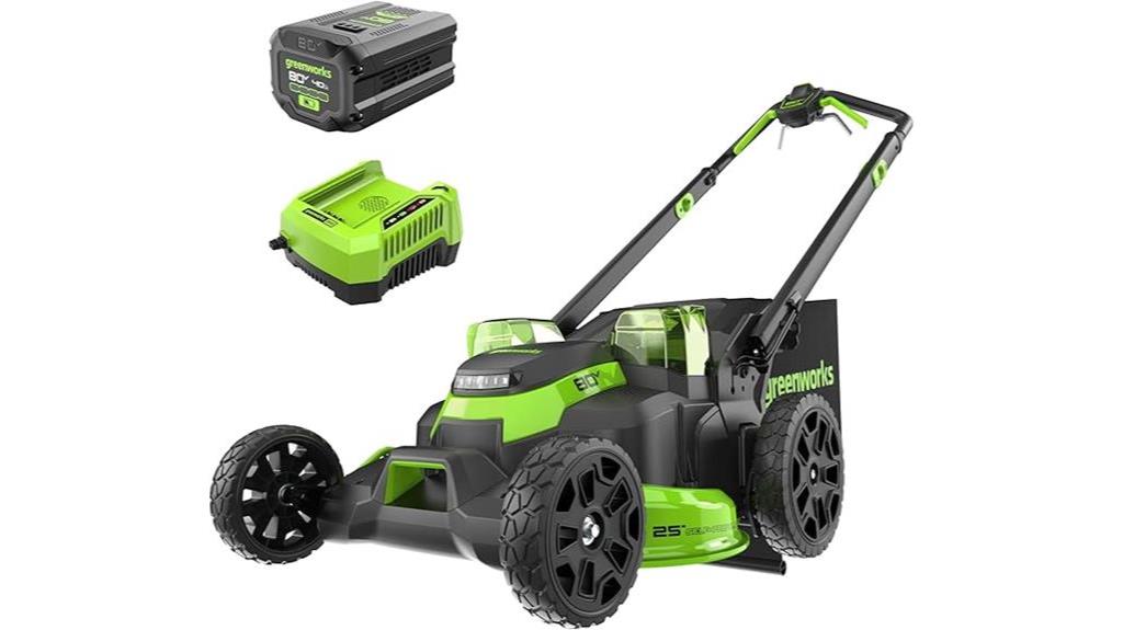 powerful cordless lawn mower