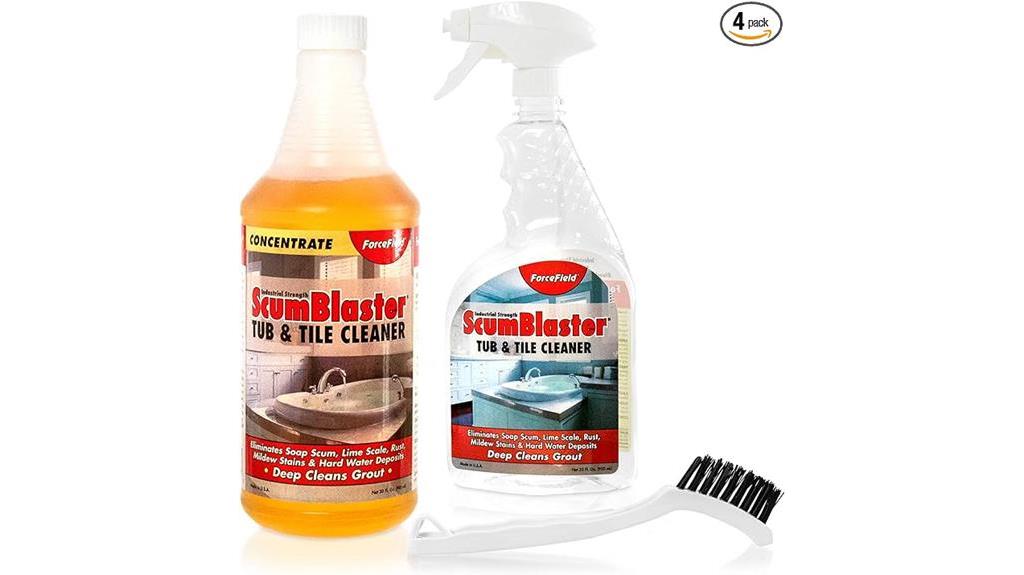 powerful soap scum remover