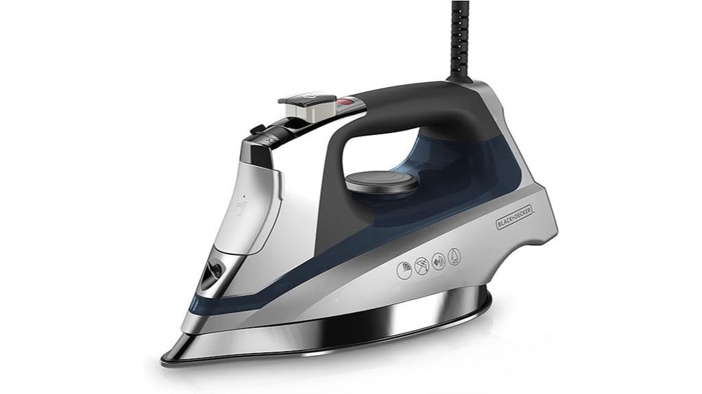 professional steam iron black decker