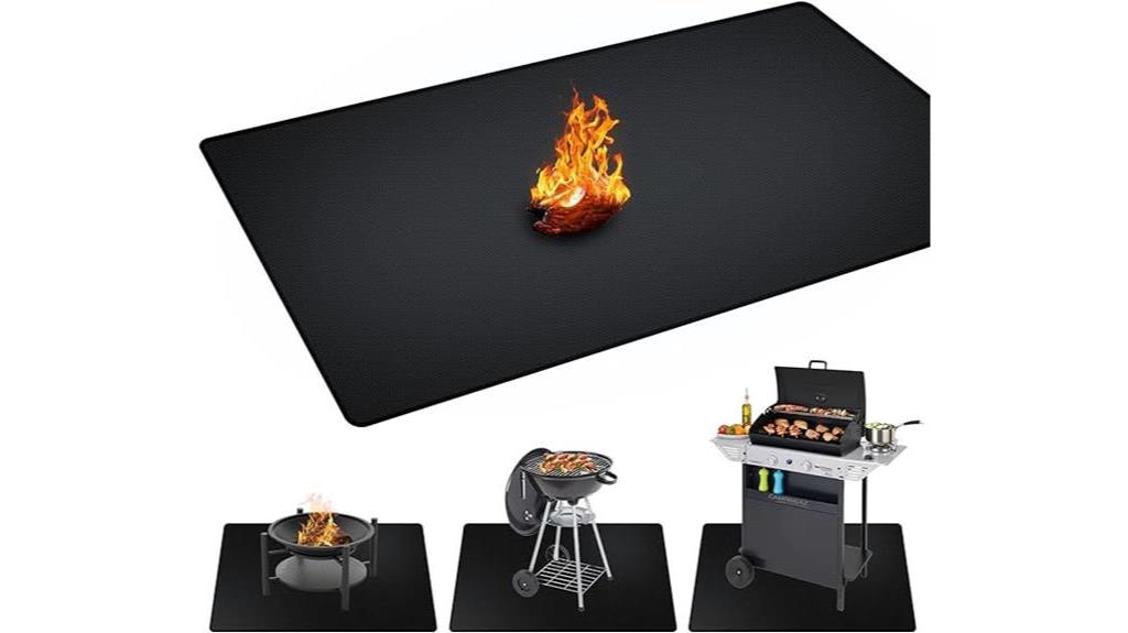 protective outdoor grill mat