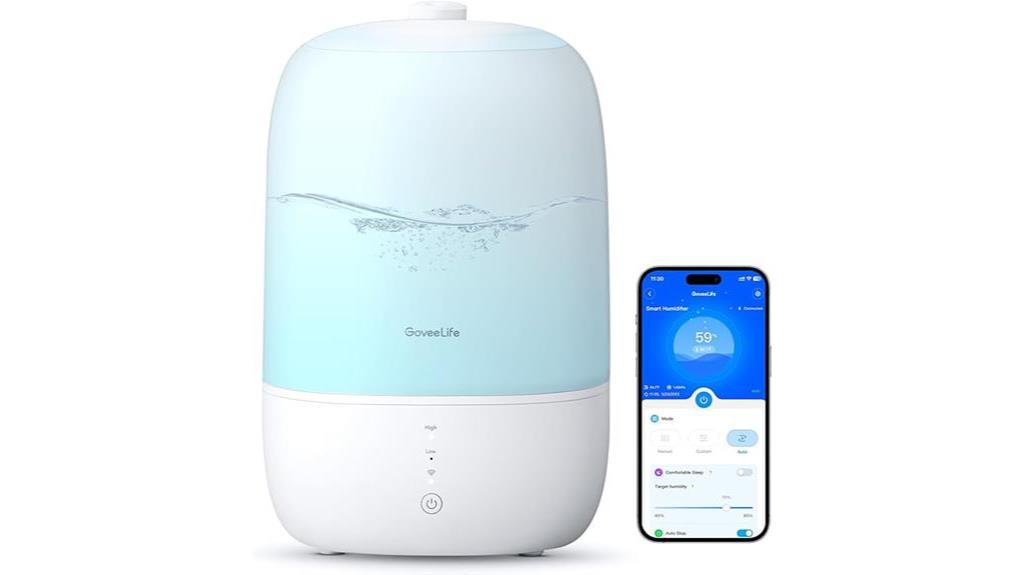 smart humidifier with aromatherapy