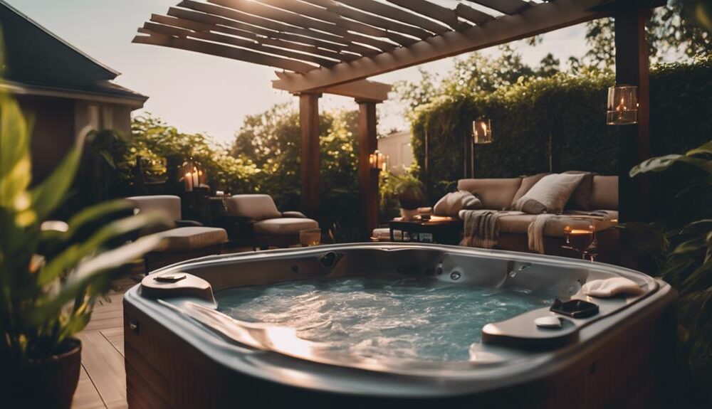 transform backyard with hot tubs