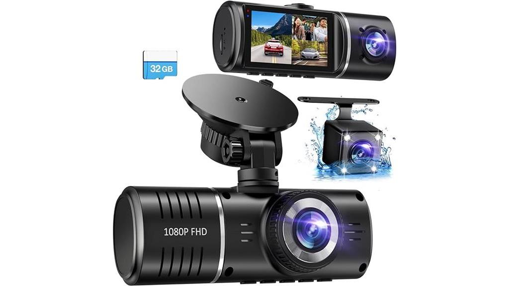 triple channel dash cam