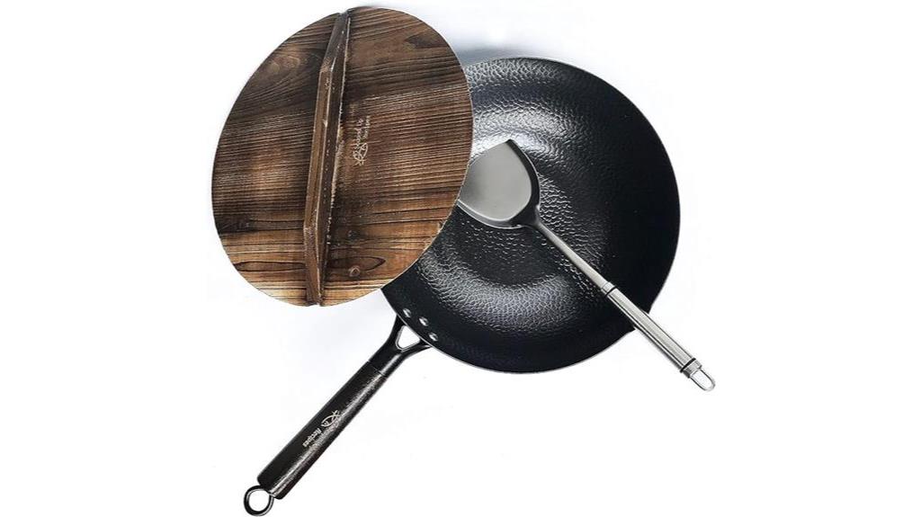 versatile carbon steel wok