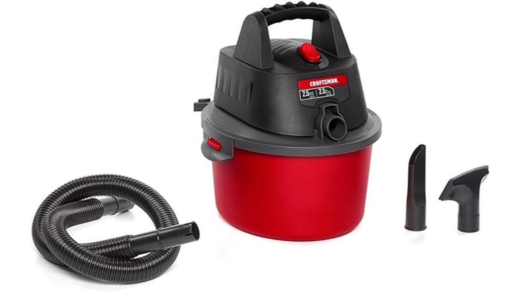 versatile portable shop vacuum