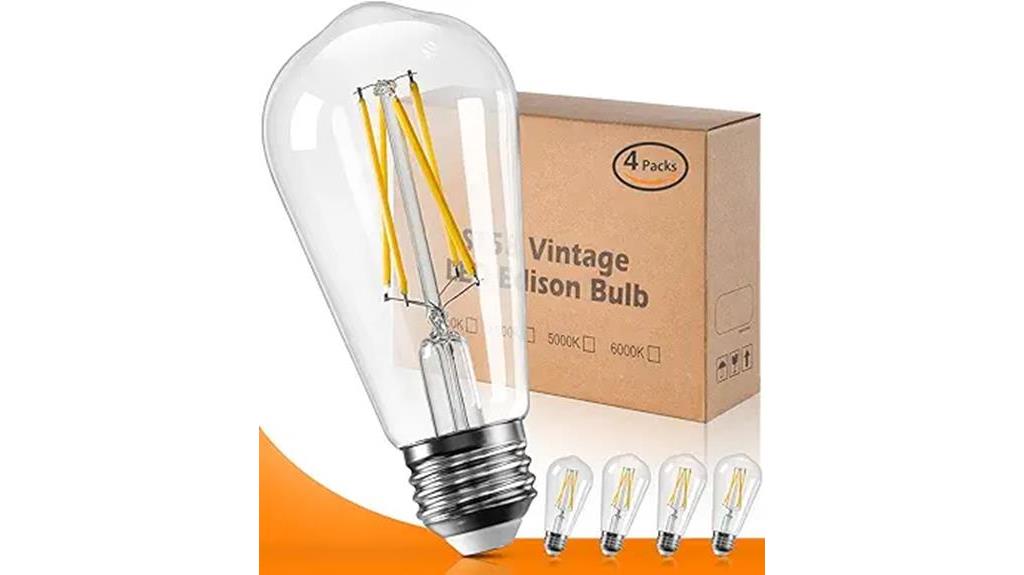 vintage led edison bulbs