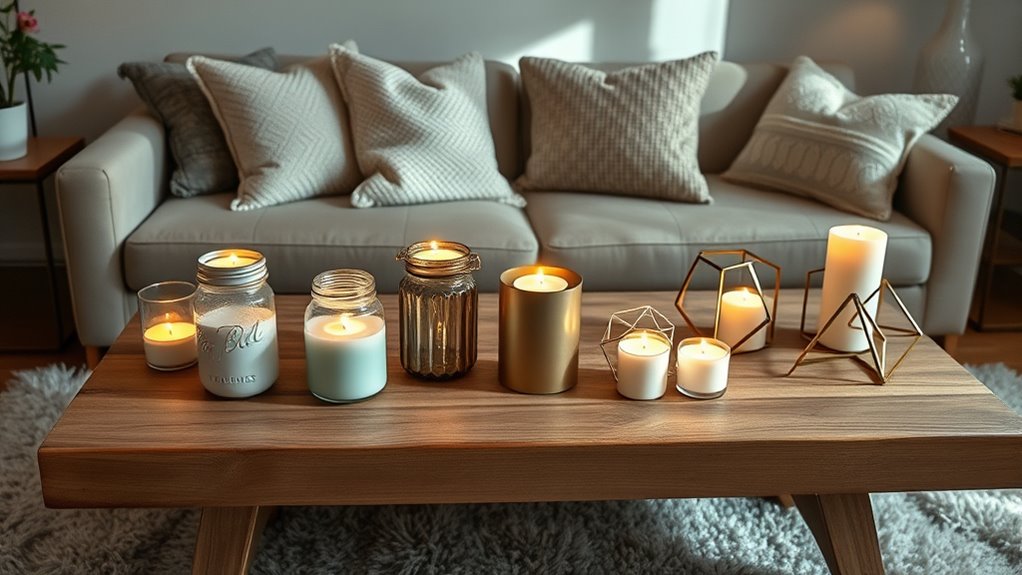 affordable diy candle holders