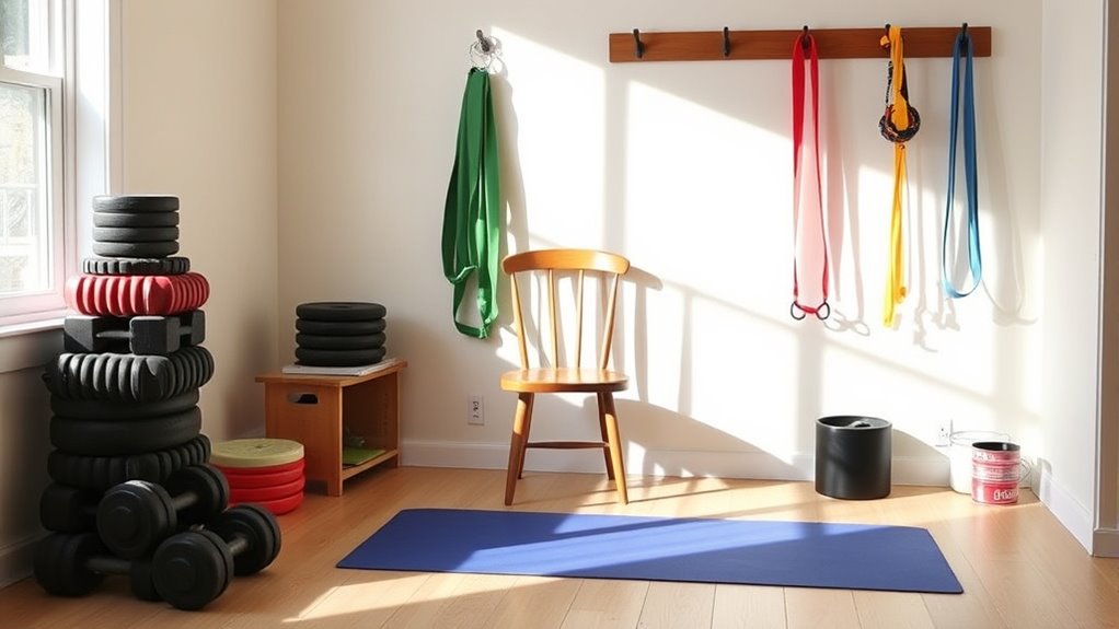 affordable home fitness setup