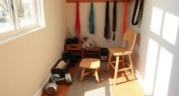 affordable home workout setup
